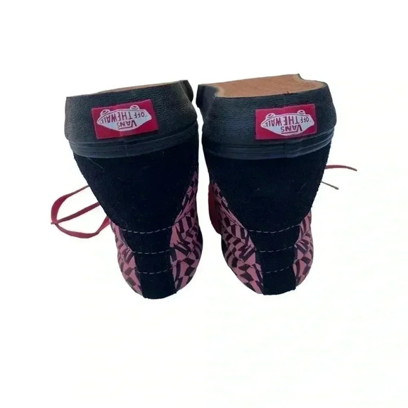 VANS SK8-HI REISSUE WARP BLACK/PAPRIKA/PURPLE SHOES SIZE MENS 6/WNS 7.5 LIKE NEW - Picture 7 of 11